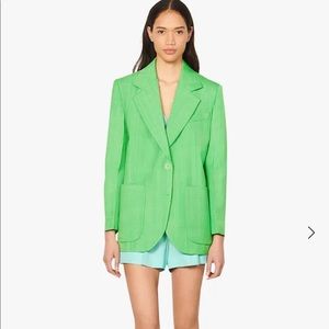Sandro tailored jacket - ‘green grass’ blazer